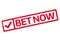 Bet Now rubber stamp