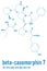 Beta-casomorphin peptide 7 molecule. Skeletal formula. Chemical structure