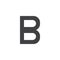 Beta letter vector icon