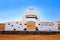 Betancuria welcome monument sign Fuerteventura