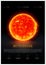 BETELGEUSE Star. 3D illustration poster.