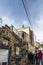 Bethany, Israel, january 31, 2020: Tomb of Lazarus adjacent to the church on the site of the home of Mary, Martha and Lazarus in