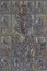 Bethlehem - detail of metal binding of liturgical book from 19. cent. in Syrian orthodox church with the Resurrection of Christ