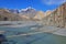 Beuatiful landscape of Northern Pakistan. Passu region. Karakorum mountains in Pakistan.