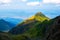 Beutiful landscape of Fagaras Mountains in summer