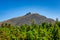 Beutiful landscape of the Karkonosze Mountains and Sniezka peak, Poland