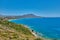 Beutiful natural scenery leading to Kaladi Beach in Kythira island, Greece