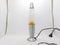 Beutiful Orange Lava Lamp On White Isolation Background 03