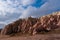 Beutiful shape rocks in Capadocia in rose valley