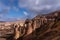 Beutiful shape rocks in Capadocia in rose valley