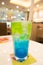 Bevarage blue hawaii soda