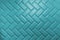 Beveled aqua menthe matt ceramic tiles pattern laid herringbone