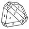 Beveled Tetrahedron, vintage illustration
