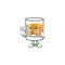 Beverage cold whiskey cartoon character isolated call me.