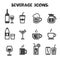 Beverage icons