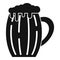 Beverage kvass icon, simple style