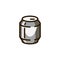 Beverage tin can icon. Metal packing of beer, lemonade, soda, carbonated drink. Alcoholic and nonalcoholic liquid