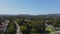 Beverly Hills, California, Aerial of Santa Monica Blvd, Residential Neighborhood