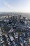 Beverly Hills Homes and Century City Towers Aerial