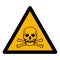 Beware Ammonia Symbol Sign Isolate On White Background,Vector Illustration EPS.10