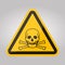 Beware Ammonia Symbol Sign Isolate On White Background,Vector Illustration EPS.10