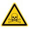 Beware Ammonia Symbol Sign, Vector Illustration, Isolated On White Background,Icon .EPS10