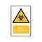 Beware Biological Hazard Symbol, Vector Illustration, Isolate On White