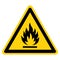 Beware Flammable Gas Symbol, Vector Illustration, Isolate On White Background Label. EPS10