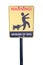 Beware of the mad dog - warning sign.