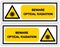 Beware Optical Radiation Symbol ,Vector Illustration, Isolate On White Background Label. EPS10