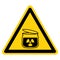 Beware Radiation Symbol Sign ,Vector Illustration, Isolate On White Background Label. EPS10