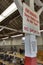 Beware, Some Rabbits Bite, Do Not Touch, No Smoking, Sign in the Poultry Building at a Popular County Fair, Pennsylvania, USA