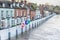 Bewdley flood defence barriers attempt to prevent breaching from critically high river levels