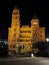 Bexar county district court at night