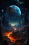 Beyond Earth\\\'s Horizons: A Fiery Journey Through the Fourth Dime