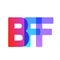 BFF Word. Best Friends Forever Lettering