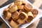 Bhakarwadi, Crispy fried dough spirals, Pinwheel cookies