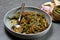 Bhindi Masala or stuffed Bhindi or okra, an Indian vegetable