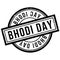 Bhodi Day rubber stamp