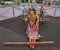 Bhopal, Madhya Pradesh/India : January 17, 2020 - Bullock Cart with Marionette or Kathputli at Utsav Mela, Bhopal