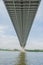 Bhumibol Bridge or Bridge of Industrial Rings is concrete highway overpass and cross the Chao Phraya River, Thailand.