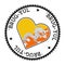 Bhutan heart badge.