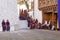 Bhutanese people at the Trongsa Dzong, Trongsa, Bhutan