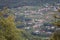 Bhutanese town in a valley