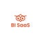 BI and analytics SaaS text with owl logo