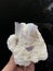 Bi color Kunzite / hiddenite spodumene with morganite  crystal from afghanistan