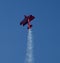 Bi-Plane Performing over Lake Michigan