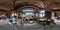 BIALYSTOK, POLAND - JULY 2019: Full spherical seamless hdri panorama 360 degrees angle view in interior of craftsman potter studio