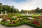 Bialystok, Poland - September 17, 2018: Beautiful gardens of the Branicki Palace in Bialystok, Poland. Bialystok  is the largest