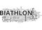 A Biathlon Primer Word Cloud